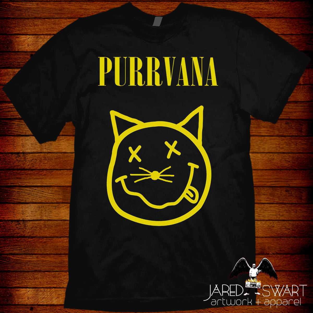 Purrvana t shirt hotsell