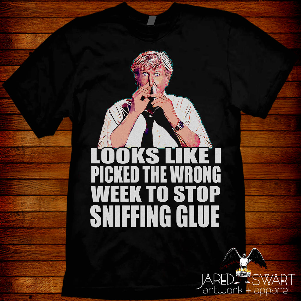 Airplane! T-shirt Glue Sniffing