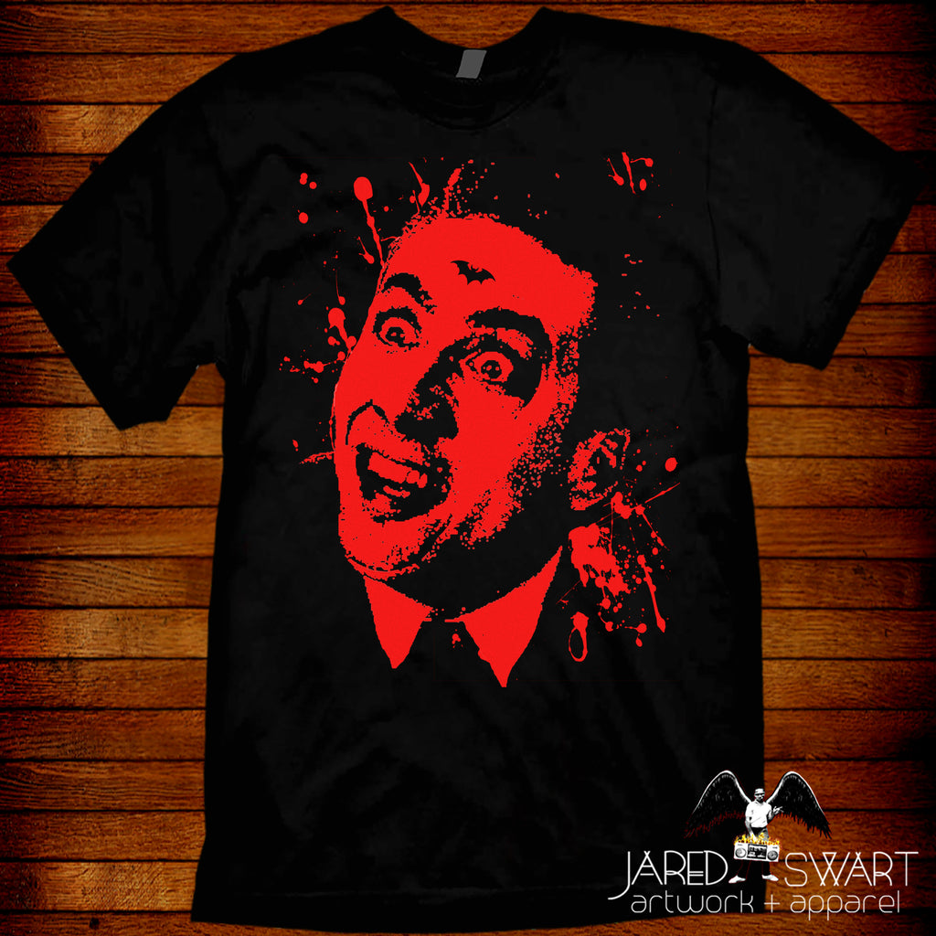 nicolas cage t-shirt nic cage 80s movie vampires kiss