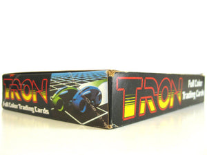 1982 Vintage Box of Tron Trading Cards/Sealed Wax Packs/Display Box